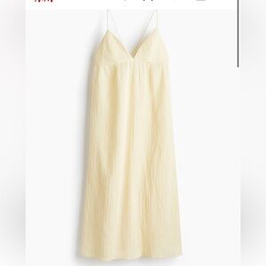 H&M Cream Maxi Dress